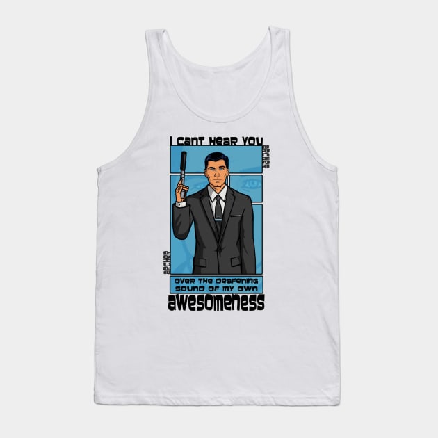 Archer Awesomeness Tank Top by 666hughes